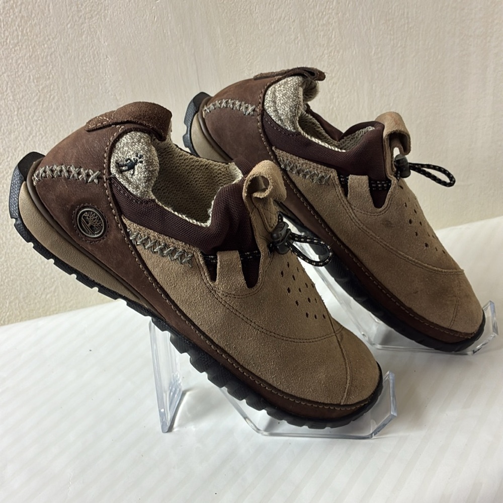 Timberland Smartwool Power Lounger Tan Suede Slip O Hike Shoes 10640 Women’s 7.5